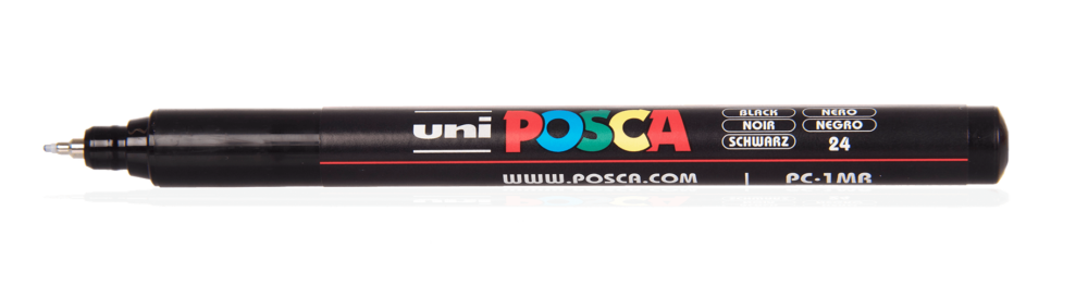 POSCA PC-1MR Ultra-Fine Tip Paint Pen, Yellow 076847 - The Home Depot