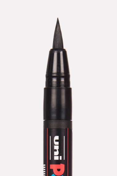 Black Broad Chisel Tip Uni Posca PC8K.24 Water-Based Paint Marker 