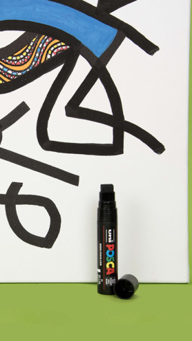 Uni Posca Marker PCF-350 Brush White