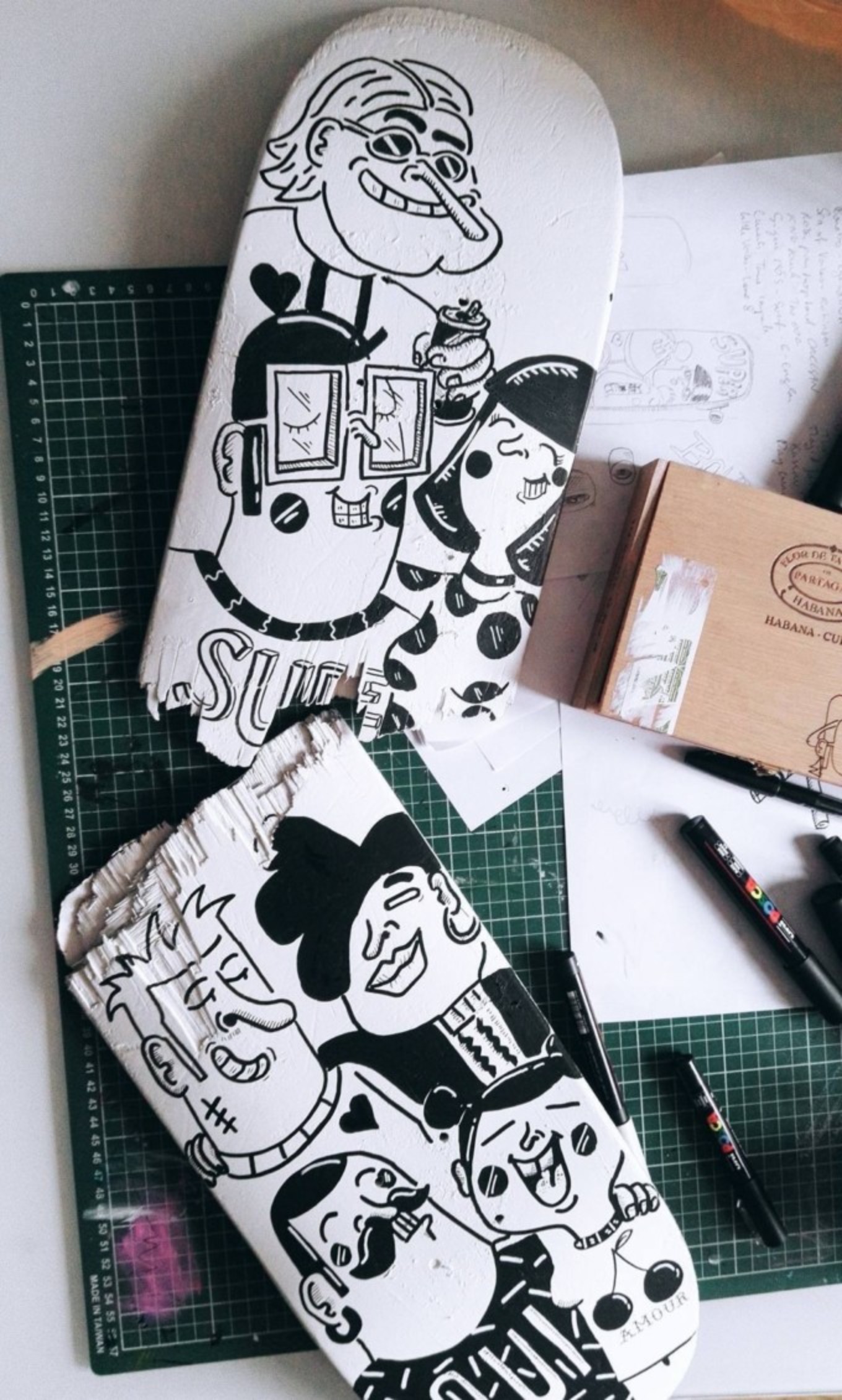 POSCA Street Art Marker Set - 20 Stifte In Verschiedenen Farben Und Spitzengrößen Für Kreative Projekte