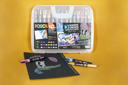 Joue et gagne un superbe coffret de feutres POSCA