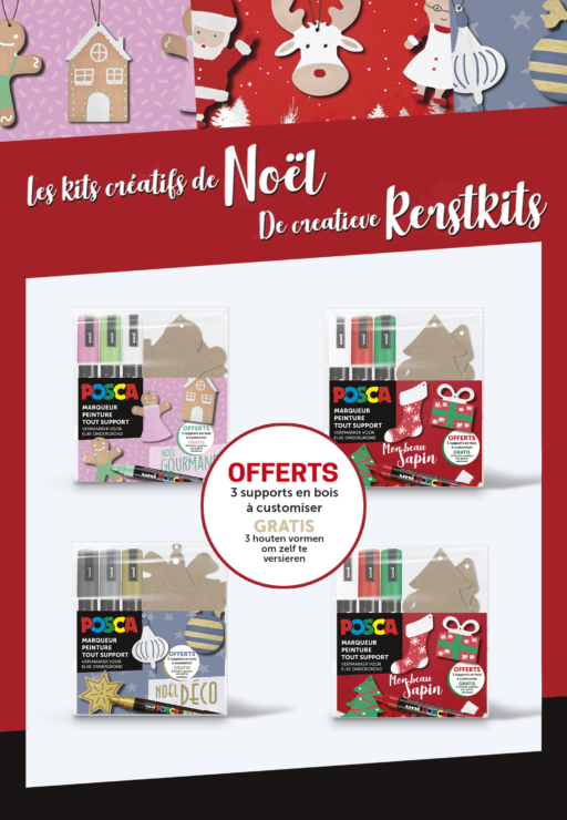 Les kits de Noël POSCA