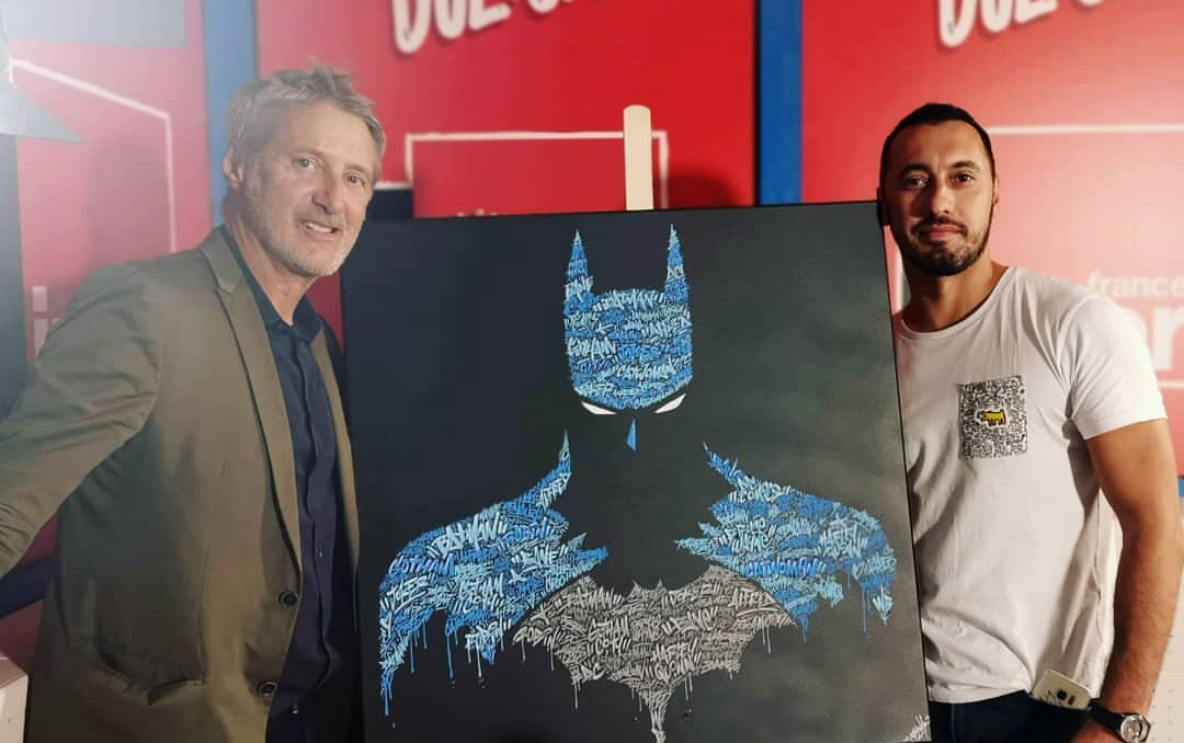 Oskunk versus Batman - Posca - Posca