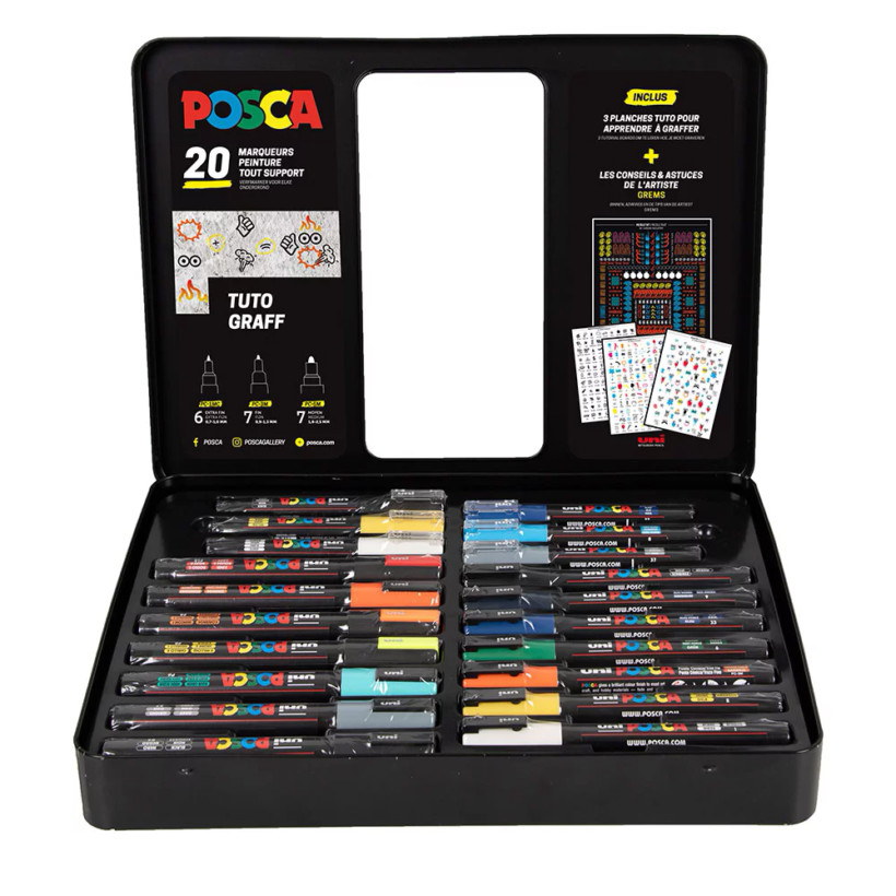 mallette posca 60 cultura