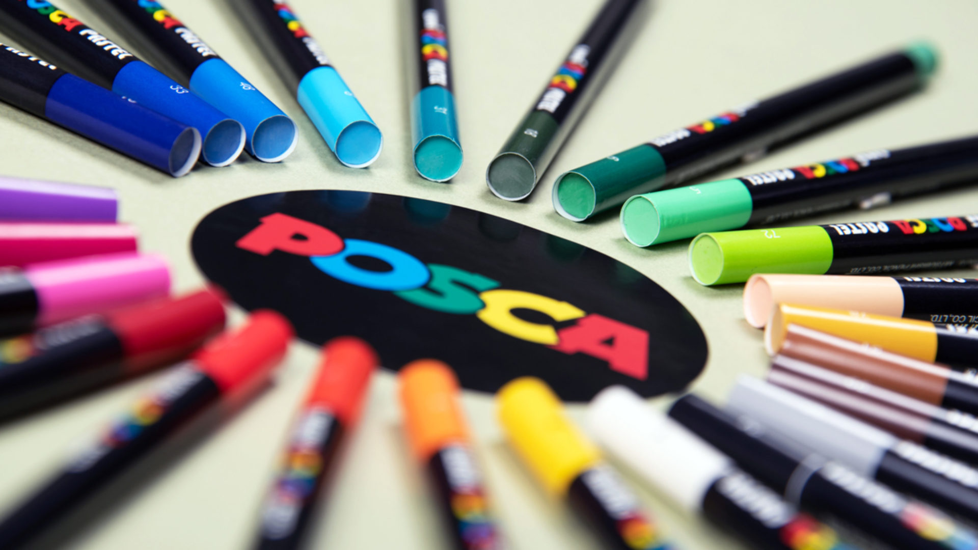  Posca Paint Marker PASTEL & DARK Color Set