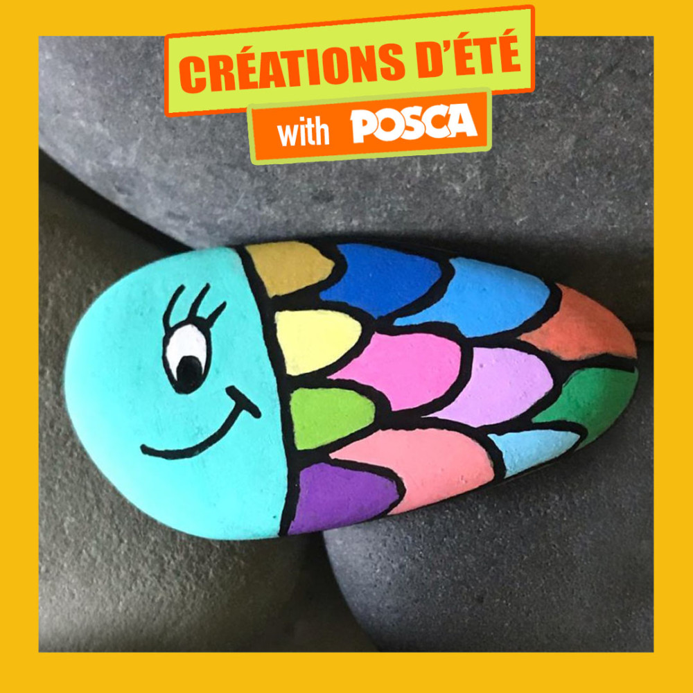 POSCA GALET TUTO CRÉATION D’ÉTÉ