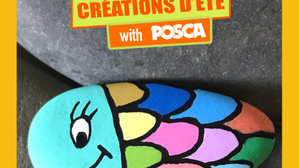 POSCA GALET TUTO CRÉATION D’ÉTÉ