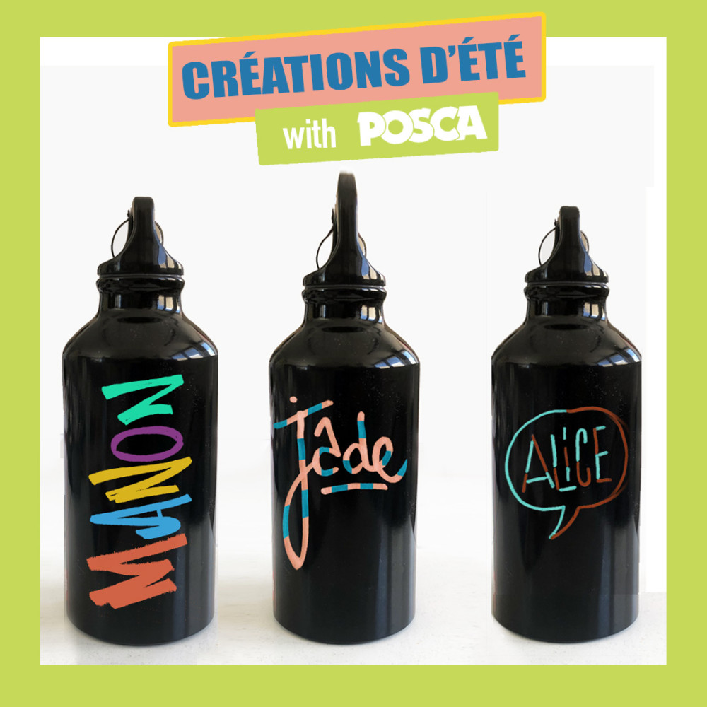 TUTO CUSTO GOURDE CRÉATION D’ÉTÉ POSCA