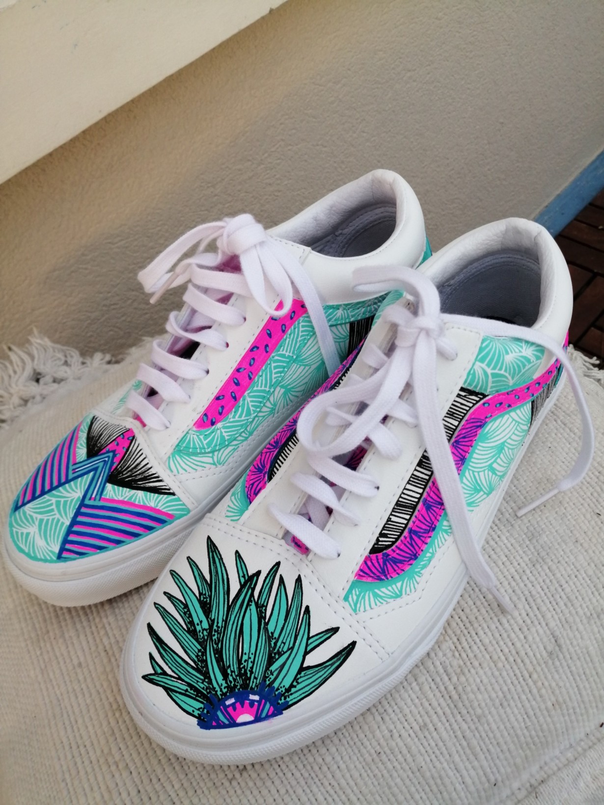 Les Vans Old Skool de Noon myPoscasneakers Posca Posca