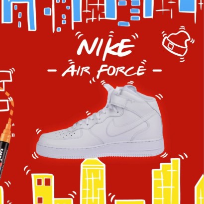 Supreme Nike Air Force 1, custom air force 1 HD phone wallpaper