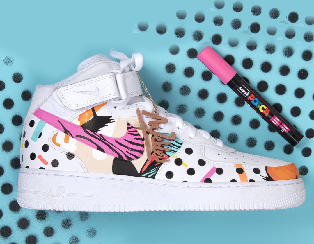 San Andreas Livin' Design - Custom Nike Air Force 1 Trainers