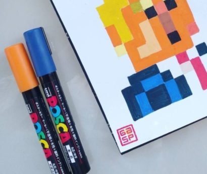 PIXEL ART POSCA