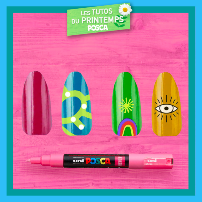 POSCA NAIL ART TUTO