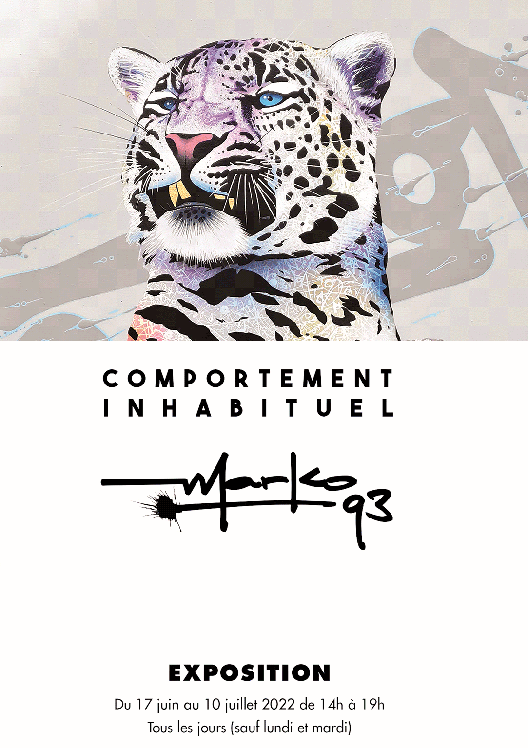 'Comportement inhabituel', une exposition de Marko 93 - Posca - Posca
