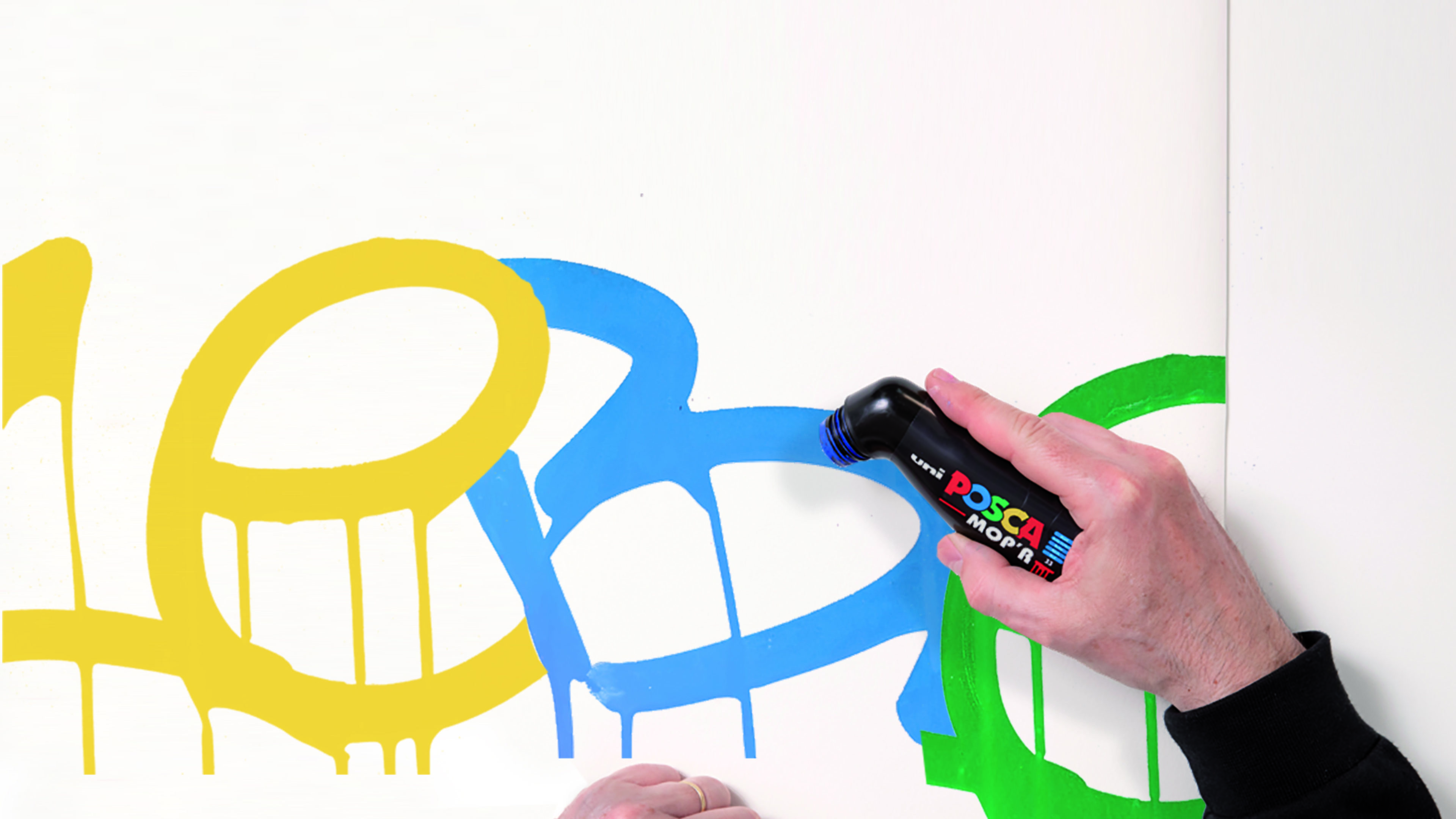 Street art Posca Posca