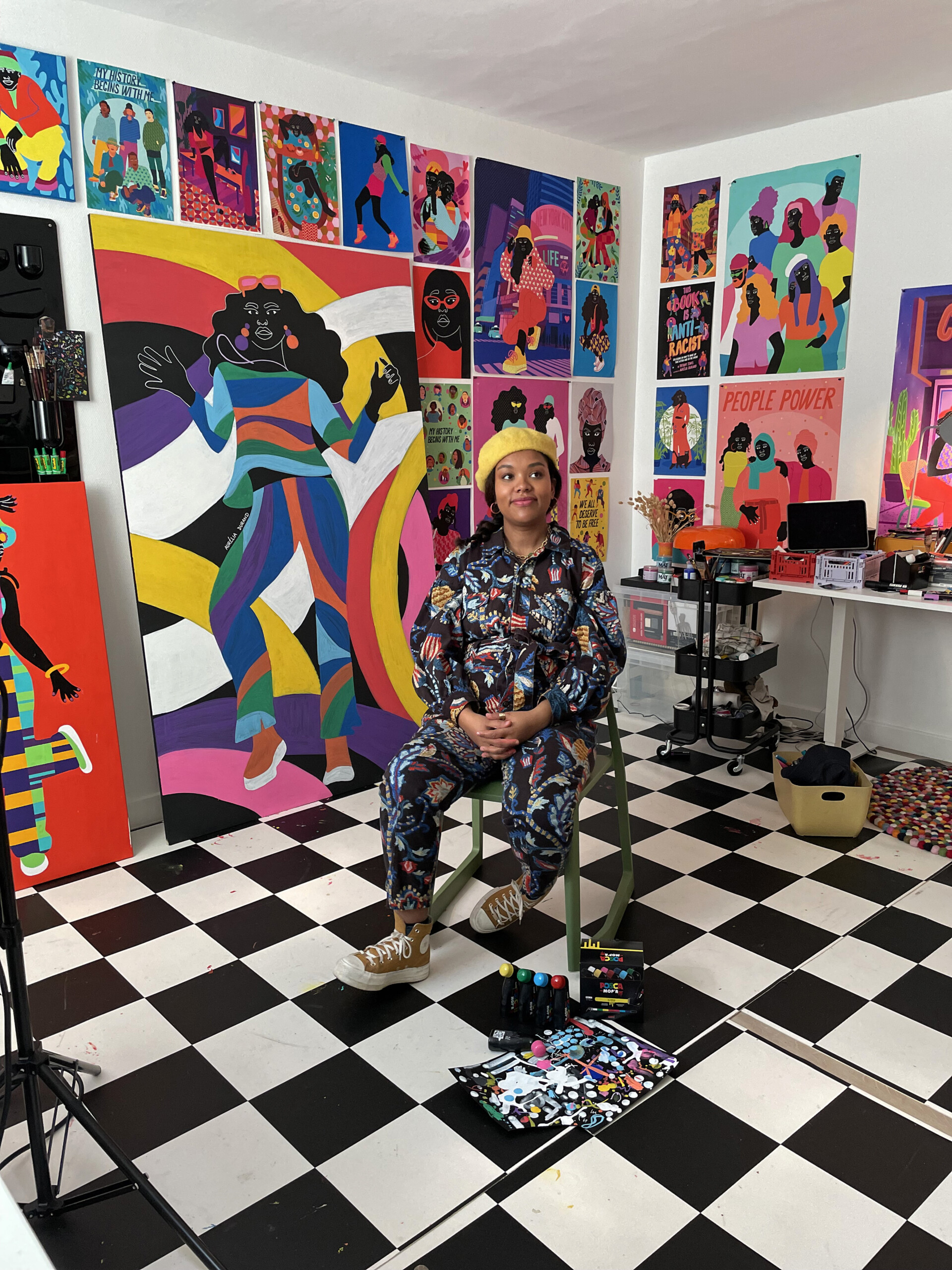 Aurélia Durand, engagements, contrastes & diversités Posca Posca