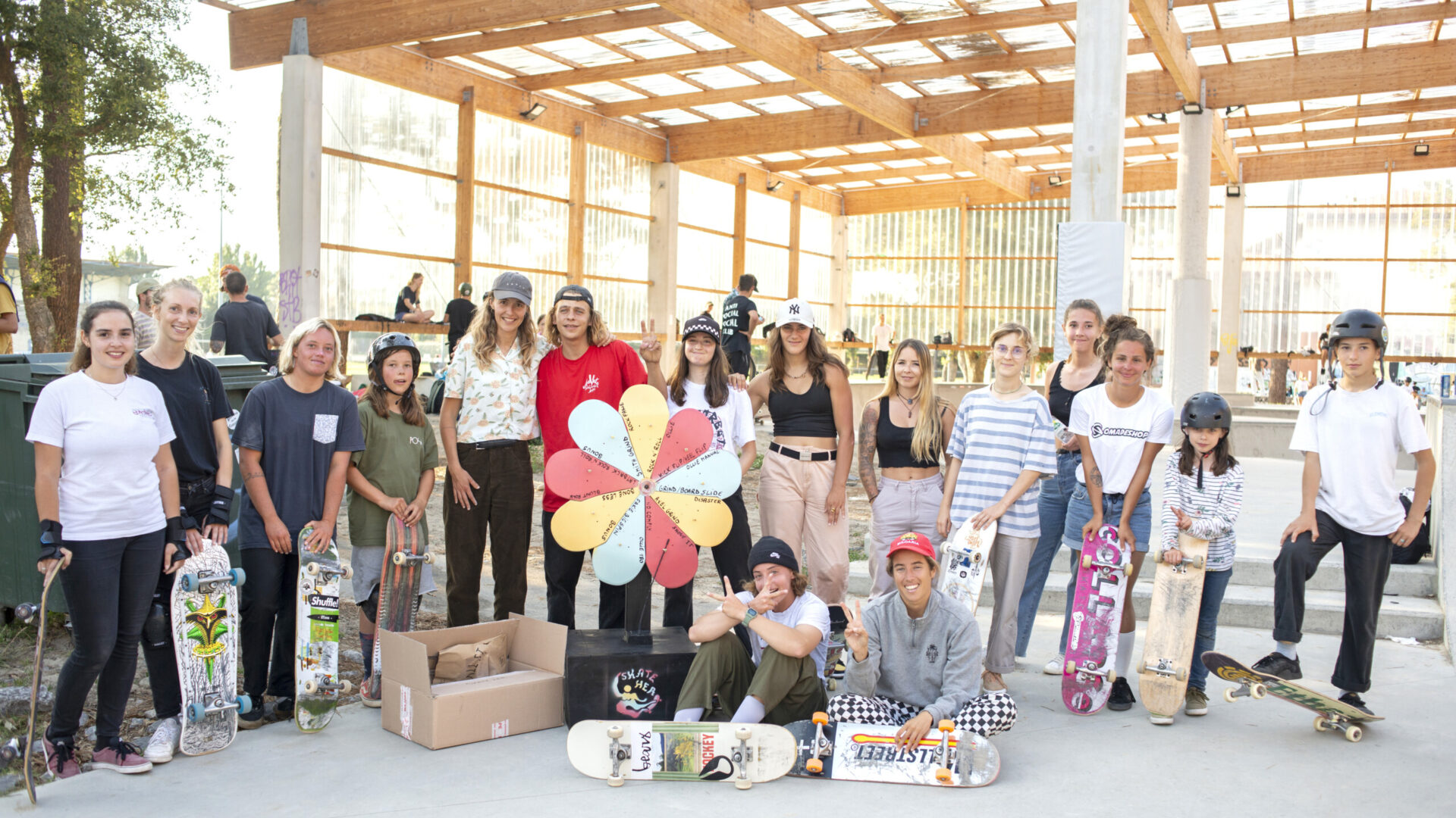 Planche à roulettes : Skaters - modules & skatepark