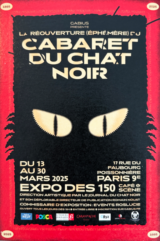 CHAT NOIR L'Expo des 150 